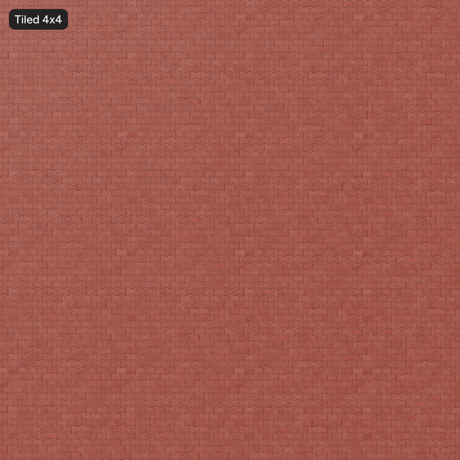 Textura de pavimento com halteres, vermelho