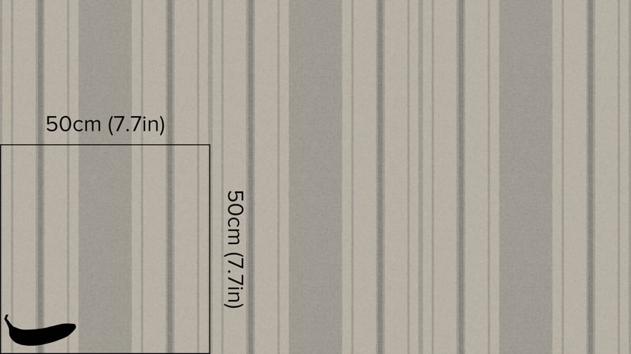 Tecido para estofos com padrão às riscas, textura, creme e cinzento