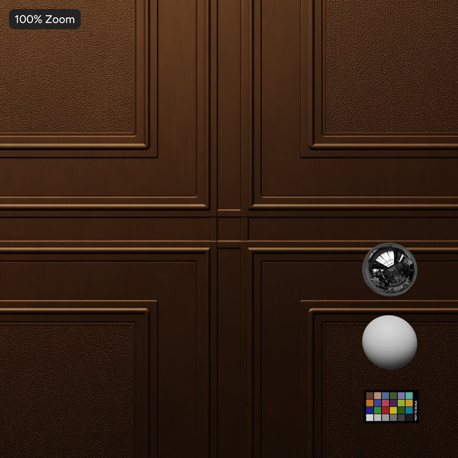 Paneled Drop Ceiling Tile Texture, Bronze