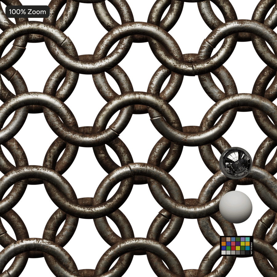 Textura de metal de cota de malha enferrujada
