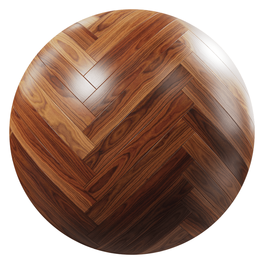 Natural Herringbone Pattern Walnut Wood Flooring Texture