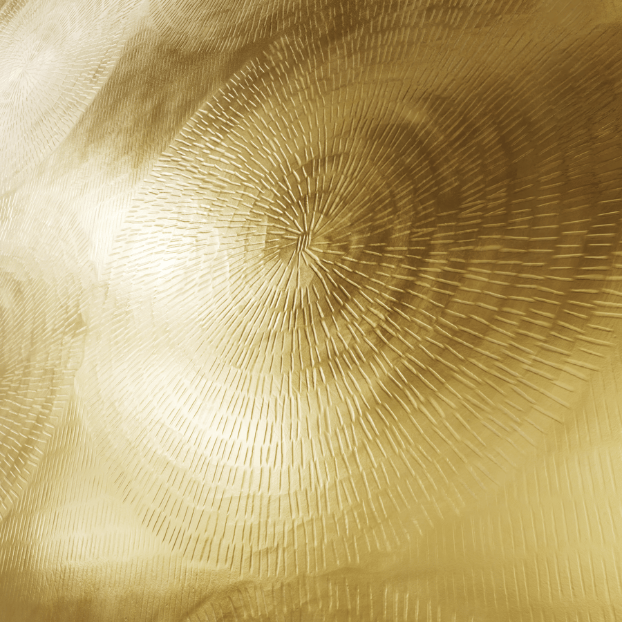 Hammered Radial Gold Metal Texture