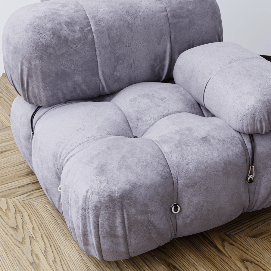 Textura de veludo esmagado, cinzento