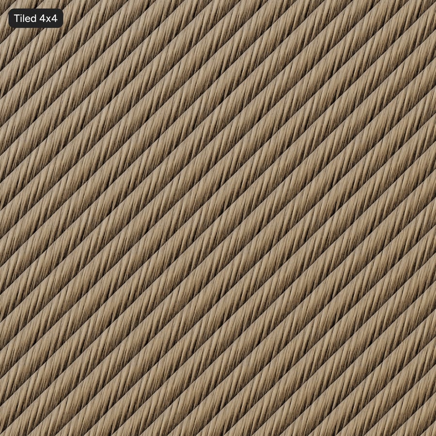Jute Cord Texture, Brown