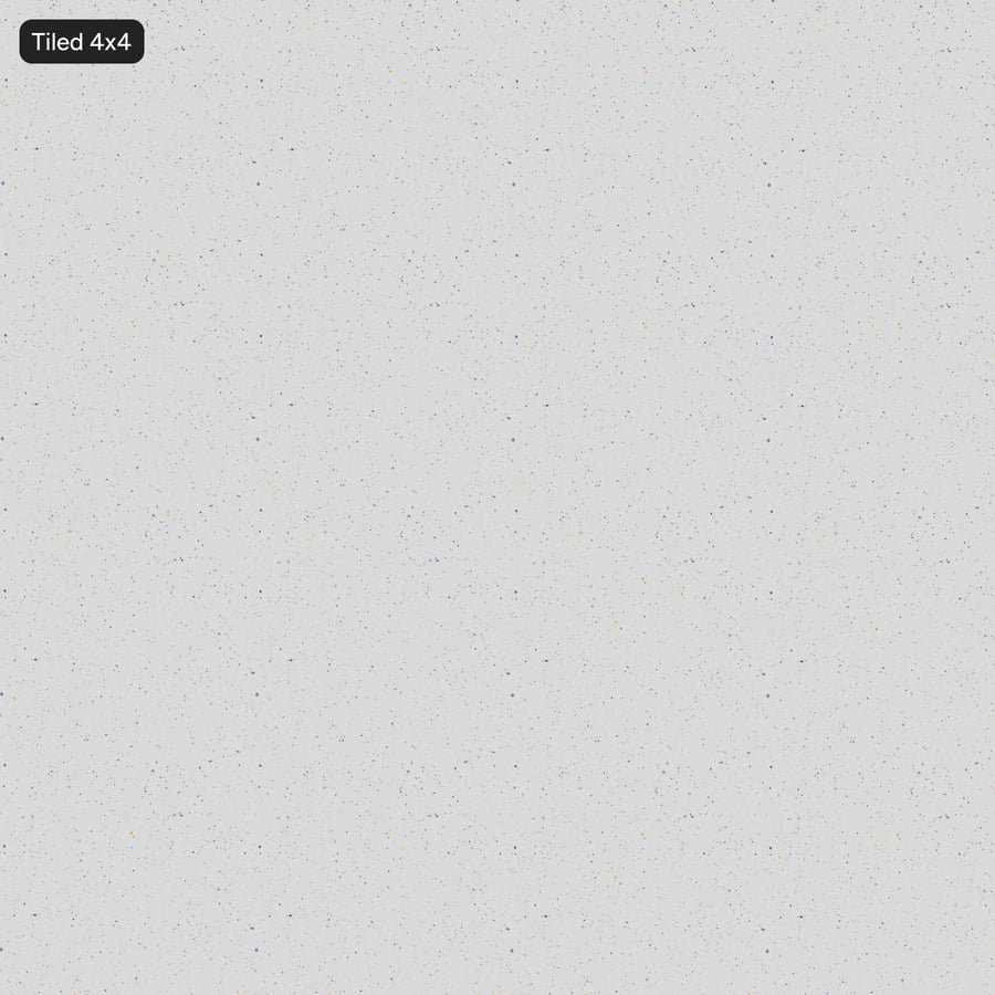 Speckled Gems Terrazzo Texture, branco