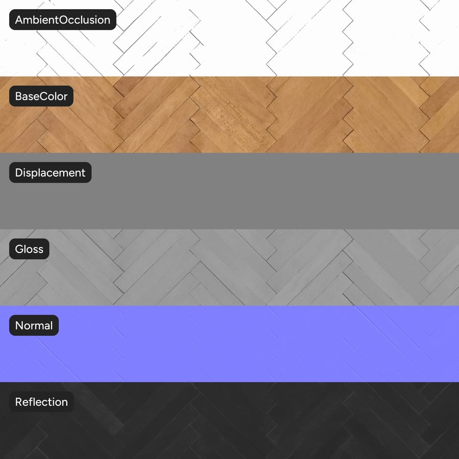 Текстура дубової дошки Herringbone, теплий відтінок