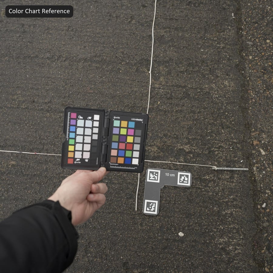 Skadad ballast Betong Vägstruktur