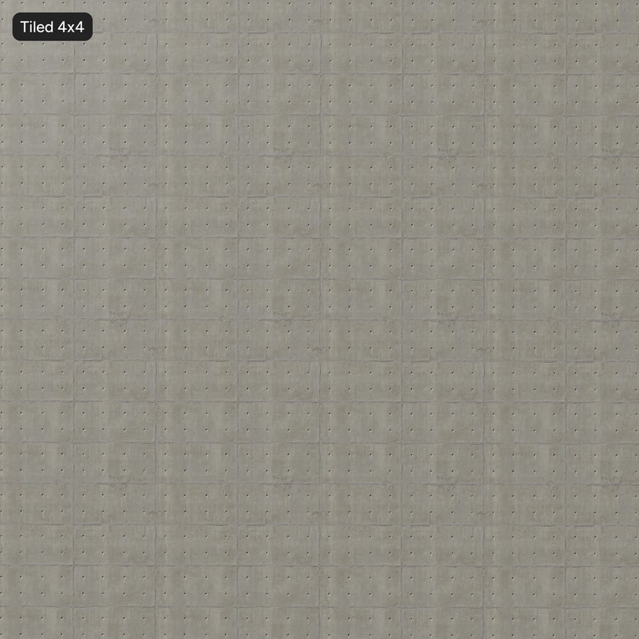 Worn Matte Panel with Tie Hole Concrete Texture