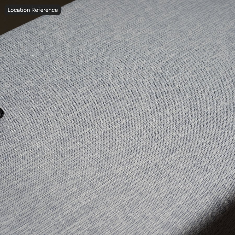 Slub Stripe Upholstery Fabric Texture, White