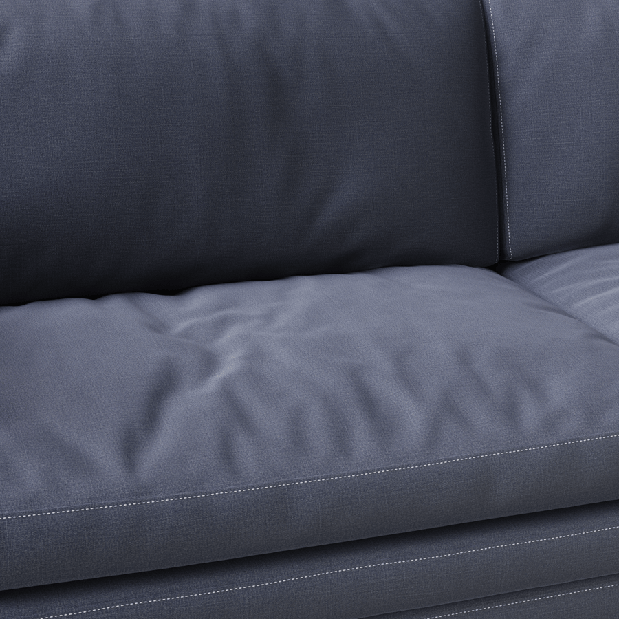 Linen Upholstery Fabric Texture, Blue