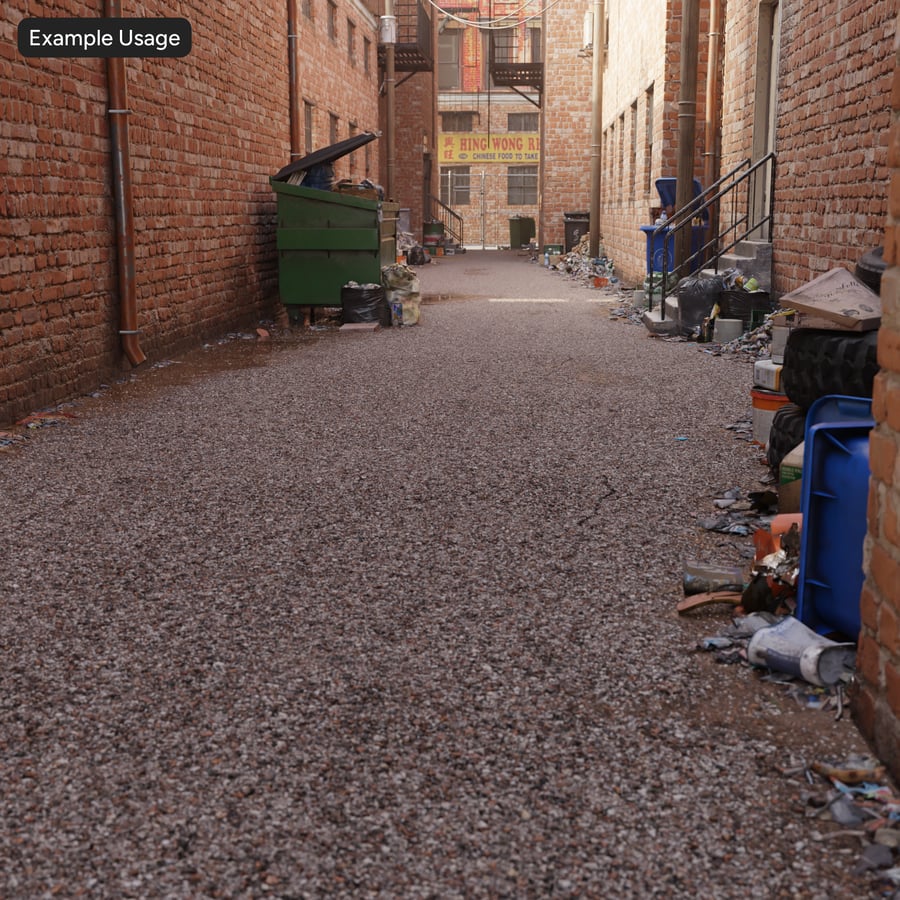 Speckled Aggregate Asphalt, Brown