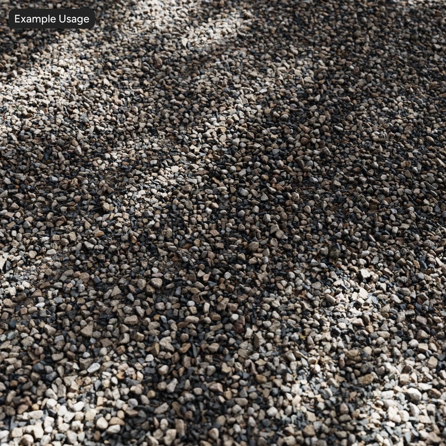 Mixed Pebbles Texture
