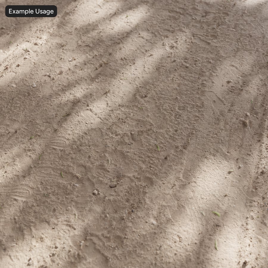 Loose Gravel and Dirt Texture, Brown