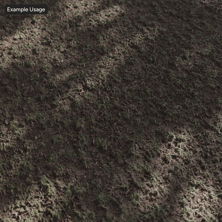Textura de floresta de relva irregular