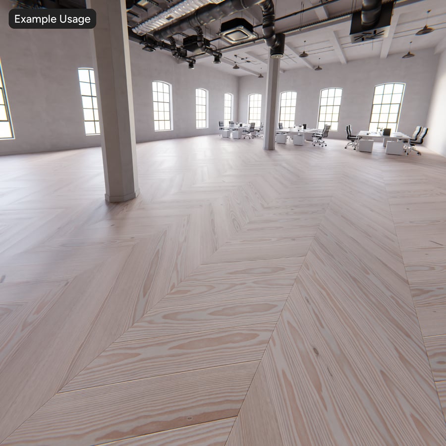 Chevron Douglas Fir Wood Board Texture, Natural