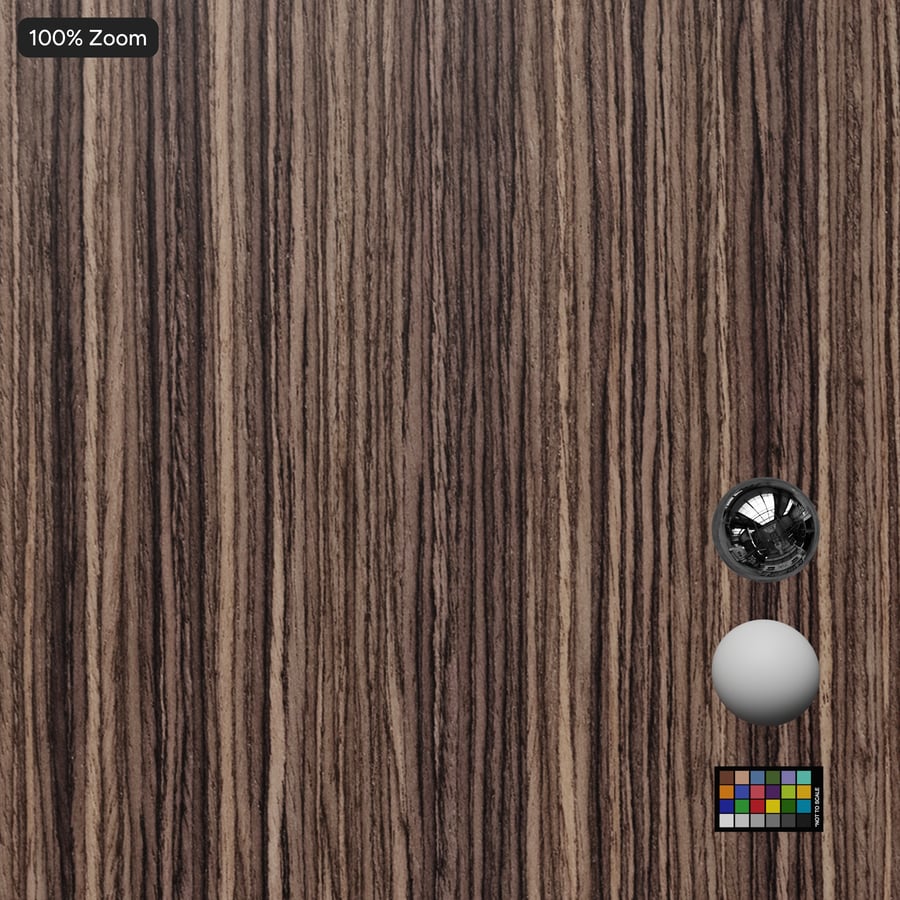 Slip Match Oak Wood Veneer Texture, Brown Striped