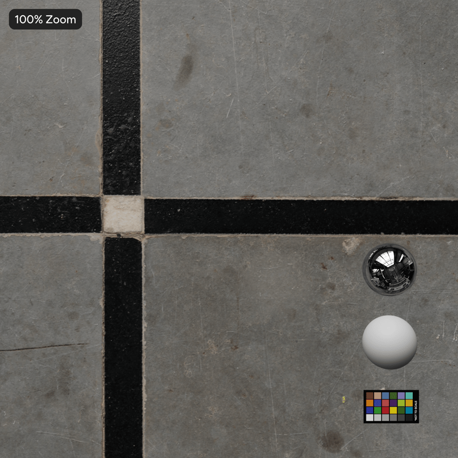 Square Patterned Stone Paver Texture, Grey