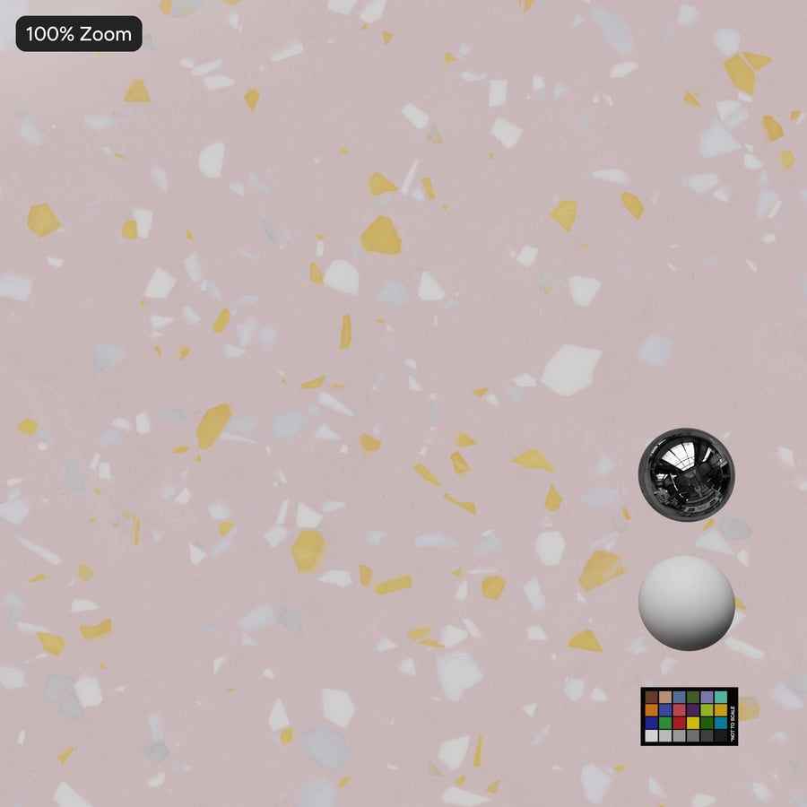 Textura Speckled Princess Terrazzo, rosa