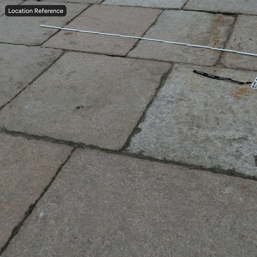 Worn Stone Sidewalk Texture