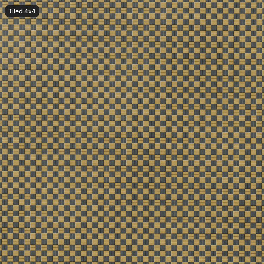 Basketweave Concrete Paver Texture, Checkerboard Yellow