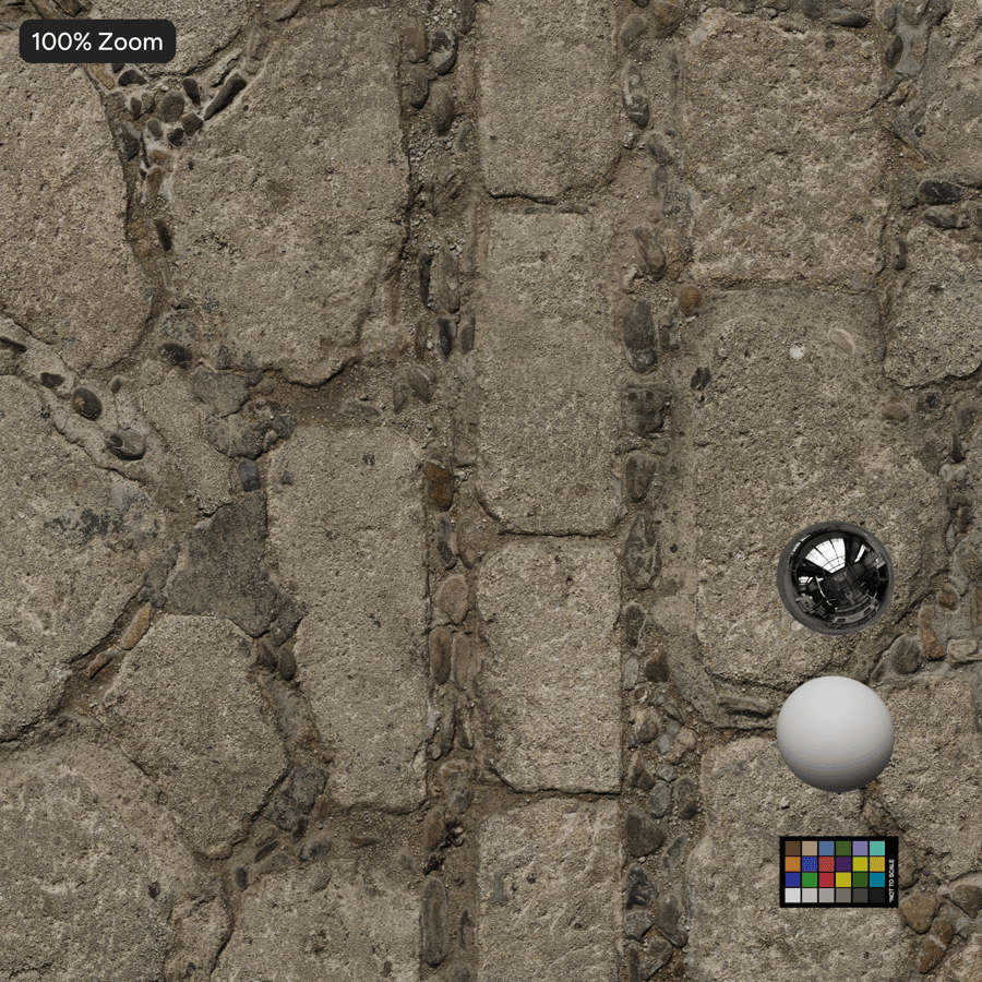 Old Mixed Cobblestone Texture