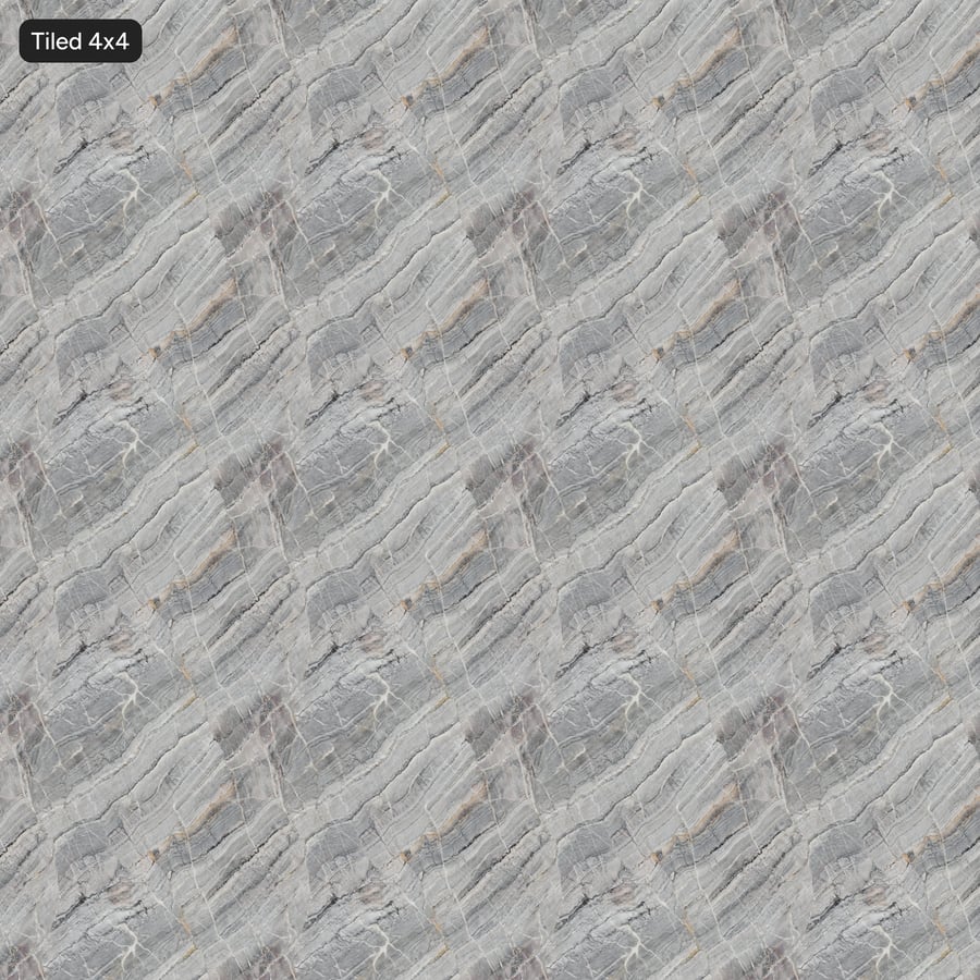 Polished Marble Ceramic Slab Texture, Grey