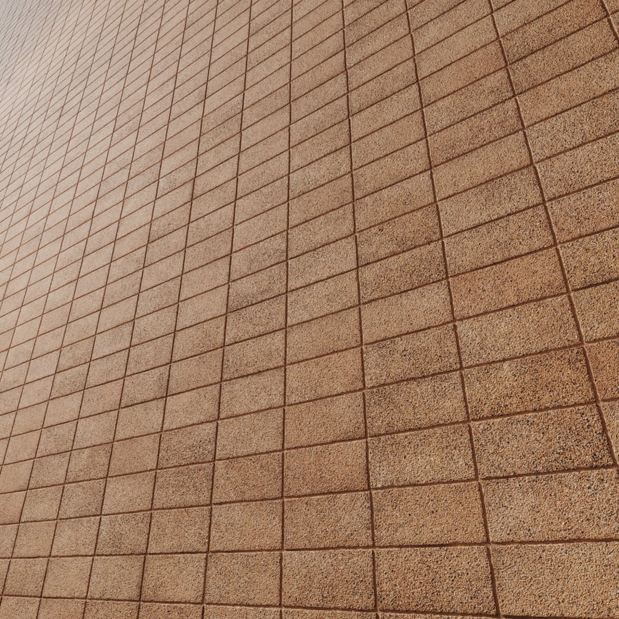 Shot Blast Concrete Block Texture, Brown