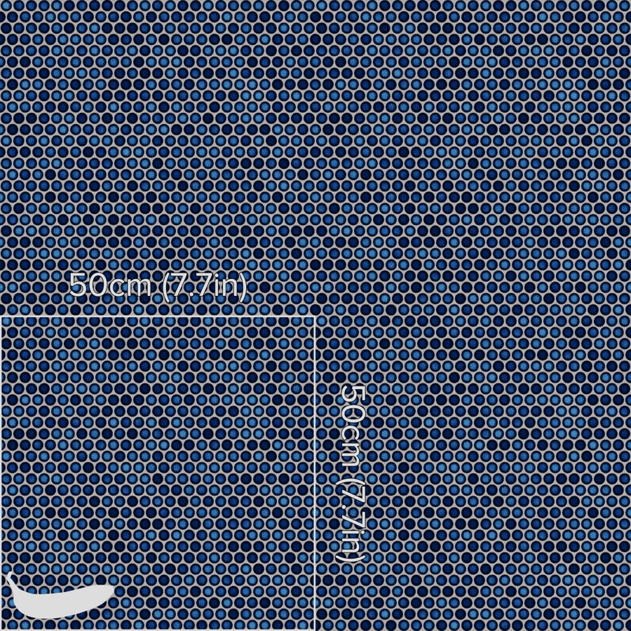 Textura de azulejo cerâmico brilhante redondo, azul celeste