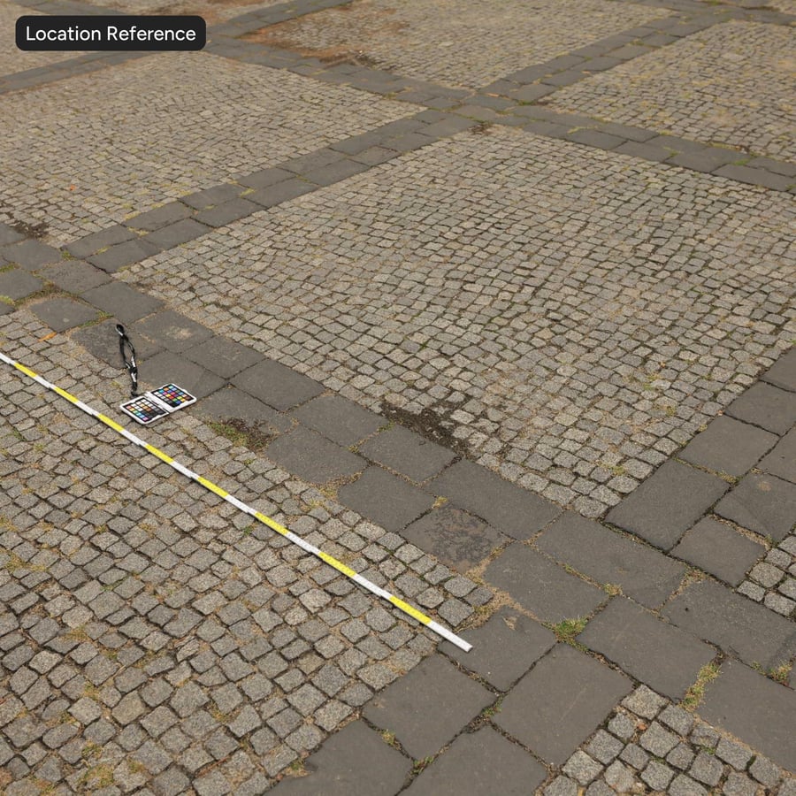 Worn Grid Cobblestone Texture