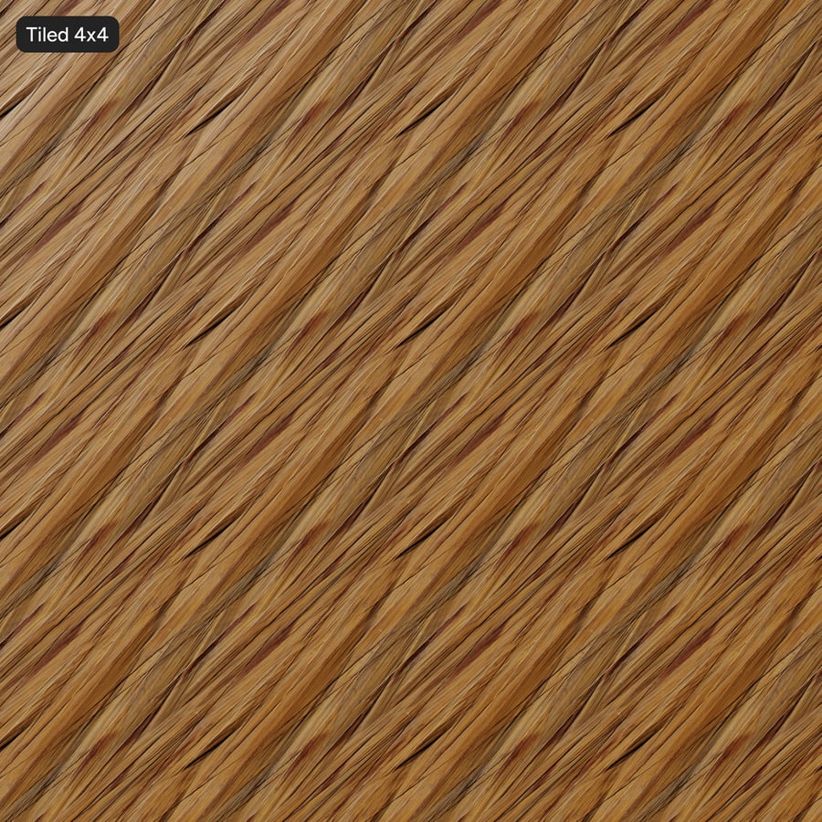 Textura de vime de rattan sem embalagem, âmbar