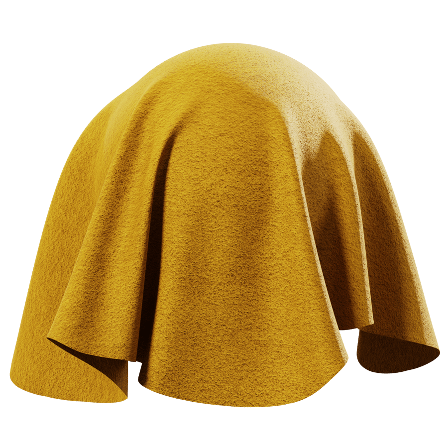 Mustard Smooth Velvet Upholstery Fabric Texture, Yellow