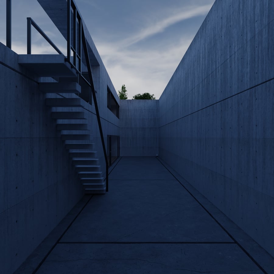 Beach Rocks Cloudy Sunset Sky Outdoor HDRI