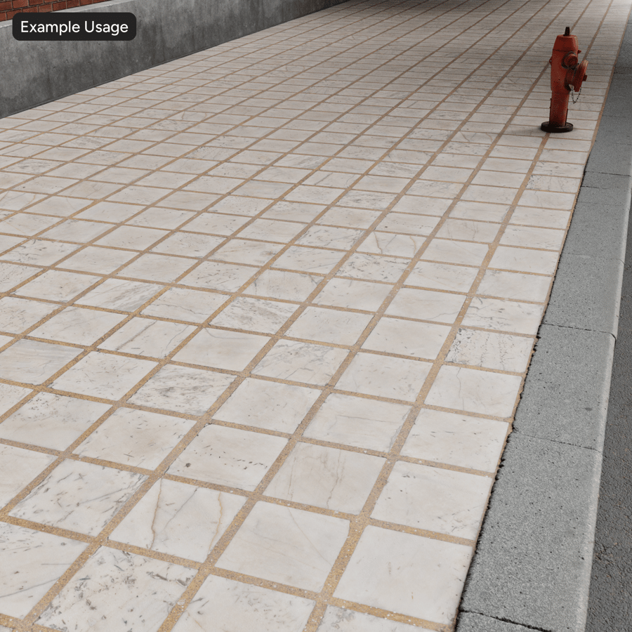 Vuil steenrooster en marmeren tegeltextuur