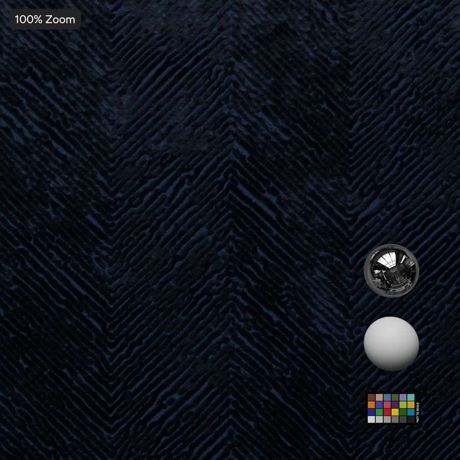Textura de veludo com gravação em relevo, azul
