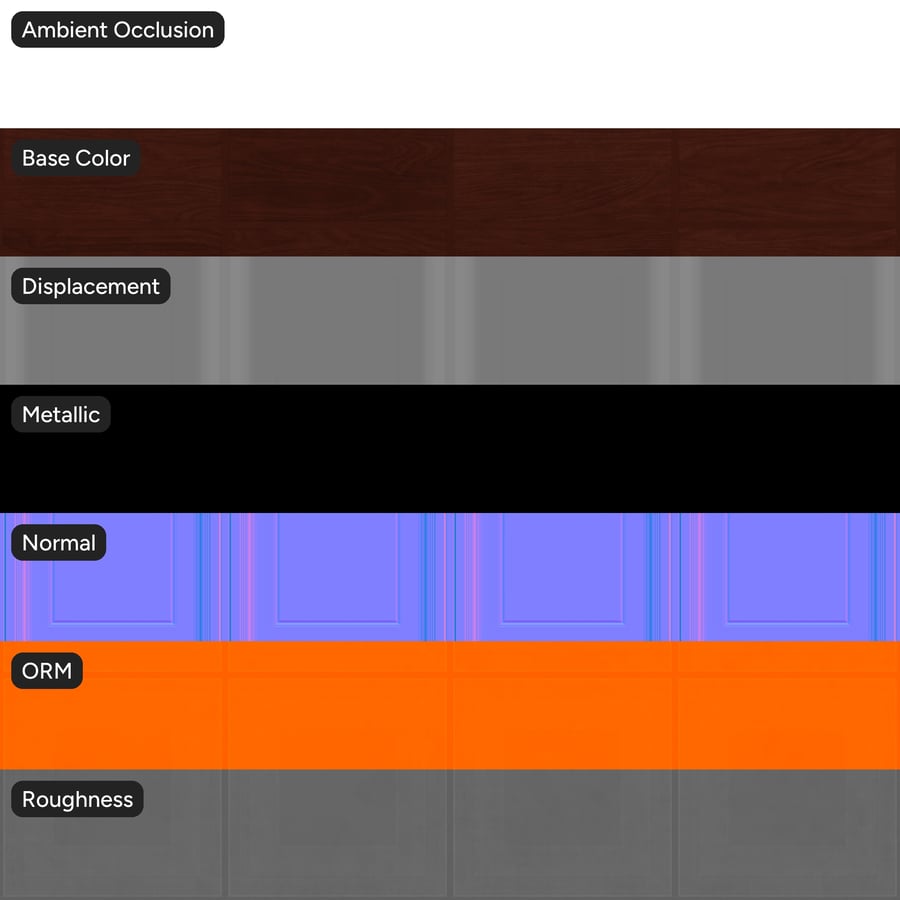 Dalle de vinyle gaufrée texture plafond, marron