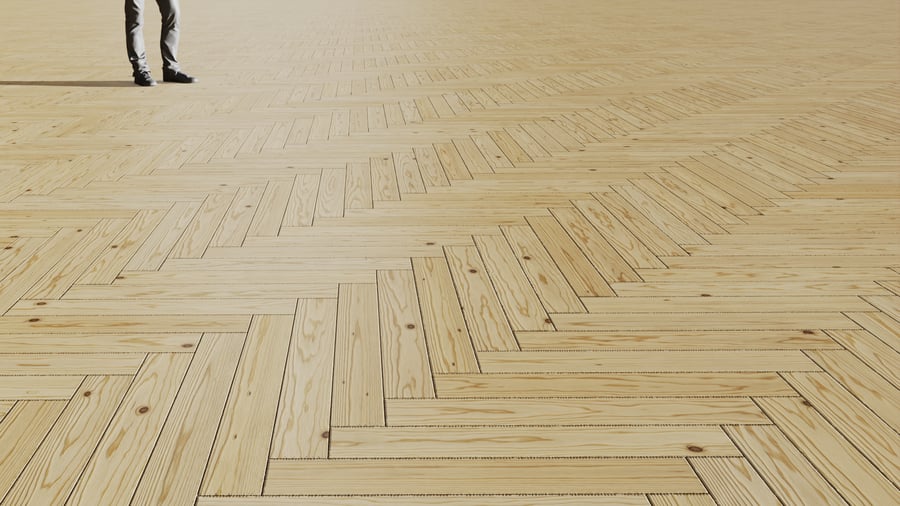 Natural Herringbone Pattern Pine Wood Flooring Texture