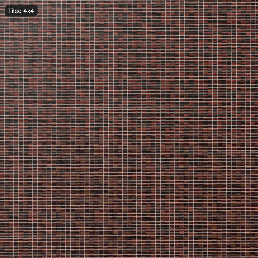Textura de tijolo liso Stack Bond, vermelho e preto