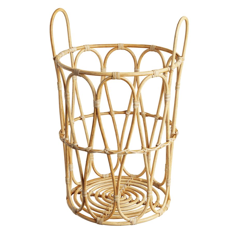 Narrow Rattan Basket Model
