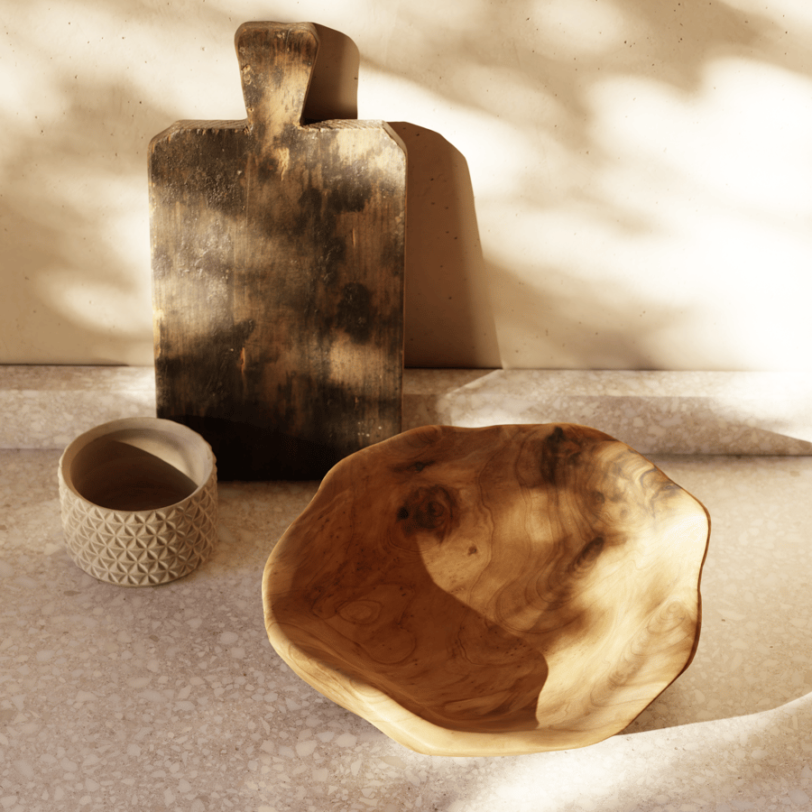 Live Edge Wooden Bowl Model