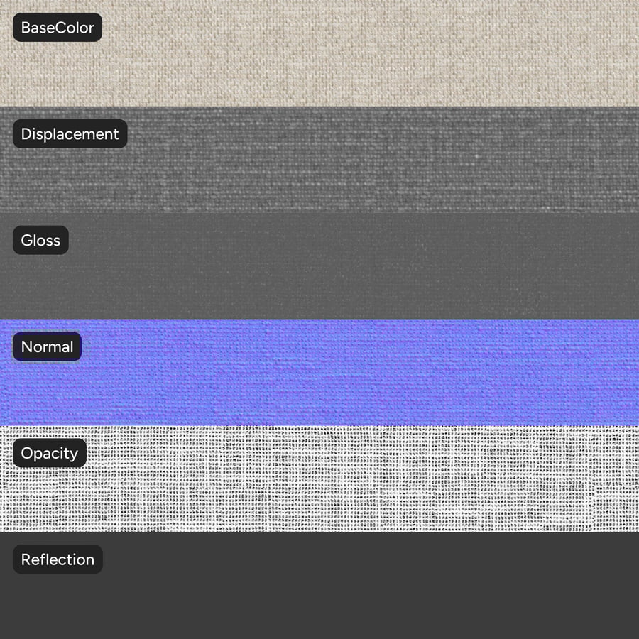 Effen Draperiestof Textuur, Wit