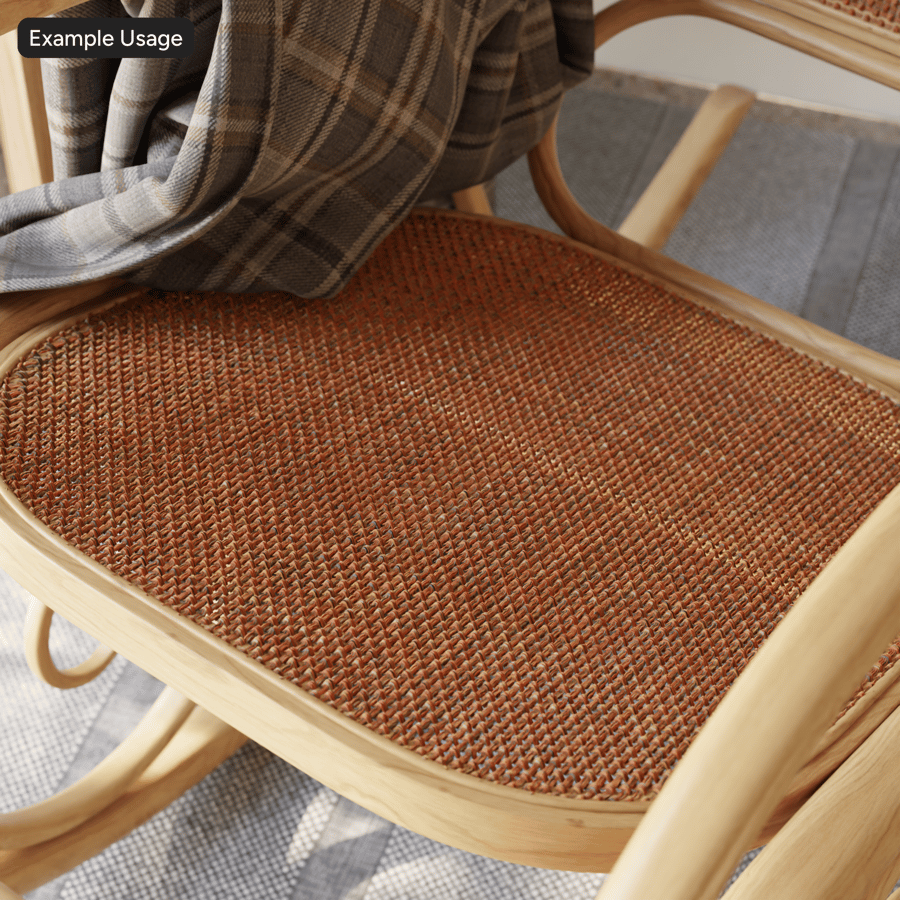 Plastic Weave Texture, Red