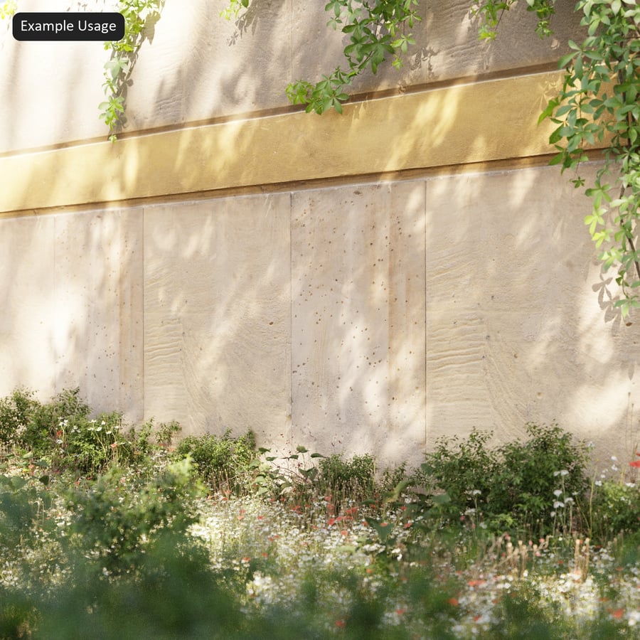 Textura de acabamento em arenito e betão, amarelo