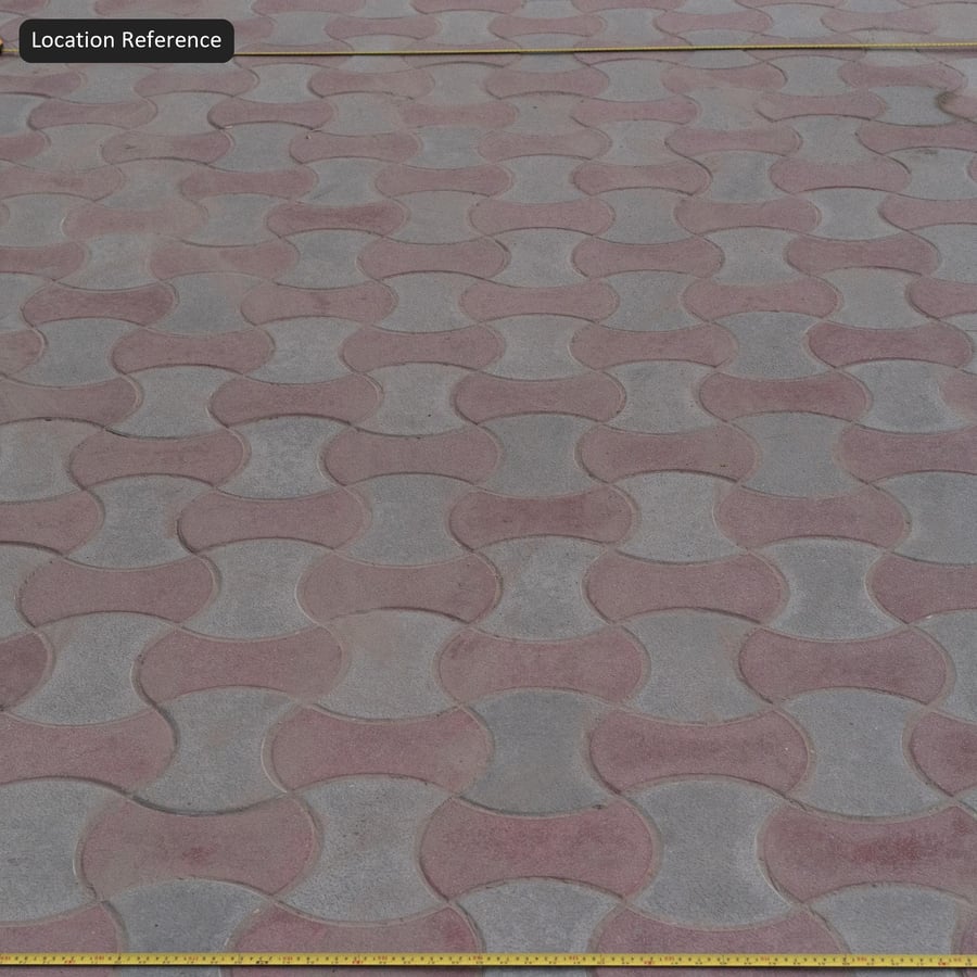 Interlocking Paver Texture, Checkered