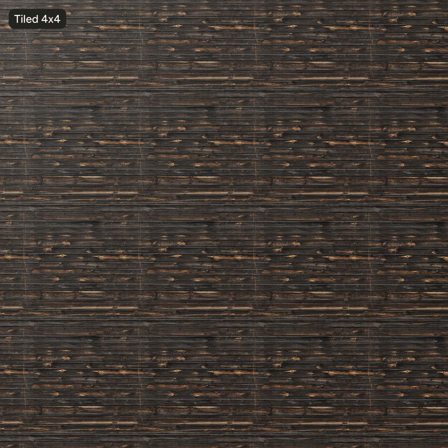 Texture murale en bois de grange brûlé