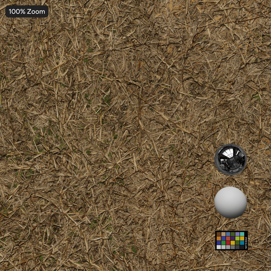 Ξηρό άχυρο χόρτο στο έδαφος Υφή