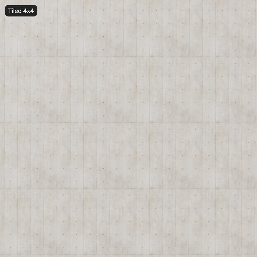 Matte Panel with Tie Hole Concrete Texture