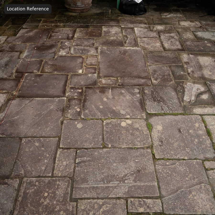 이끼 풍화석 포장 텍스처