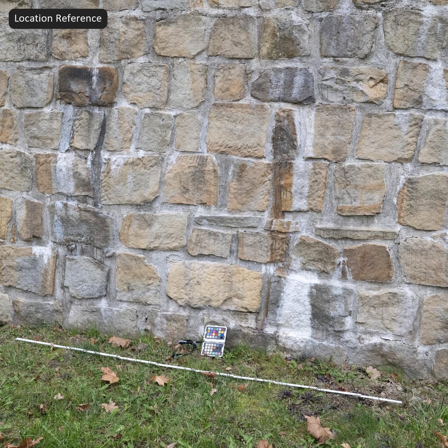 Muurtextuur van verweerde steen