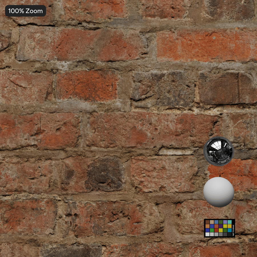 Old Fleming Bond Brick Wall Texture