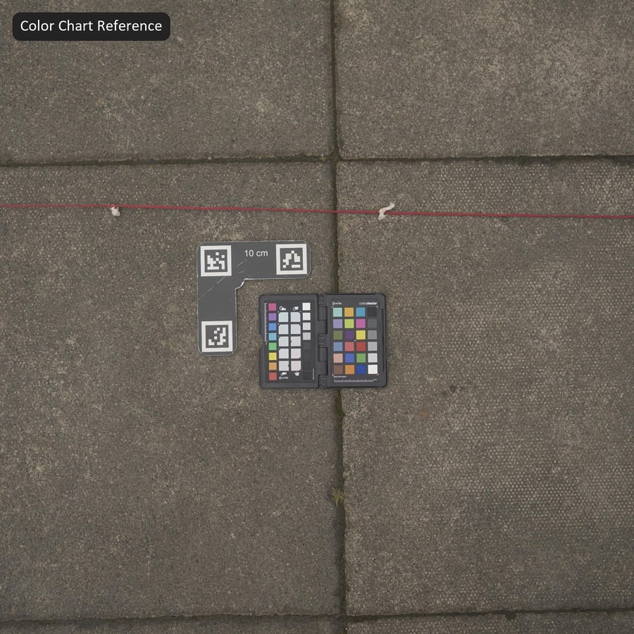 Weathered Cracked Square Tile Sidewalk Texture